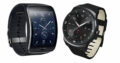 Samsung Gear S & LG G Watch R (Quellen: Samsung & LG)
