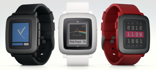 Die drei Farben der Pebble Time