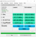 Sehr gute SSD-Geschwindigkeit