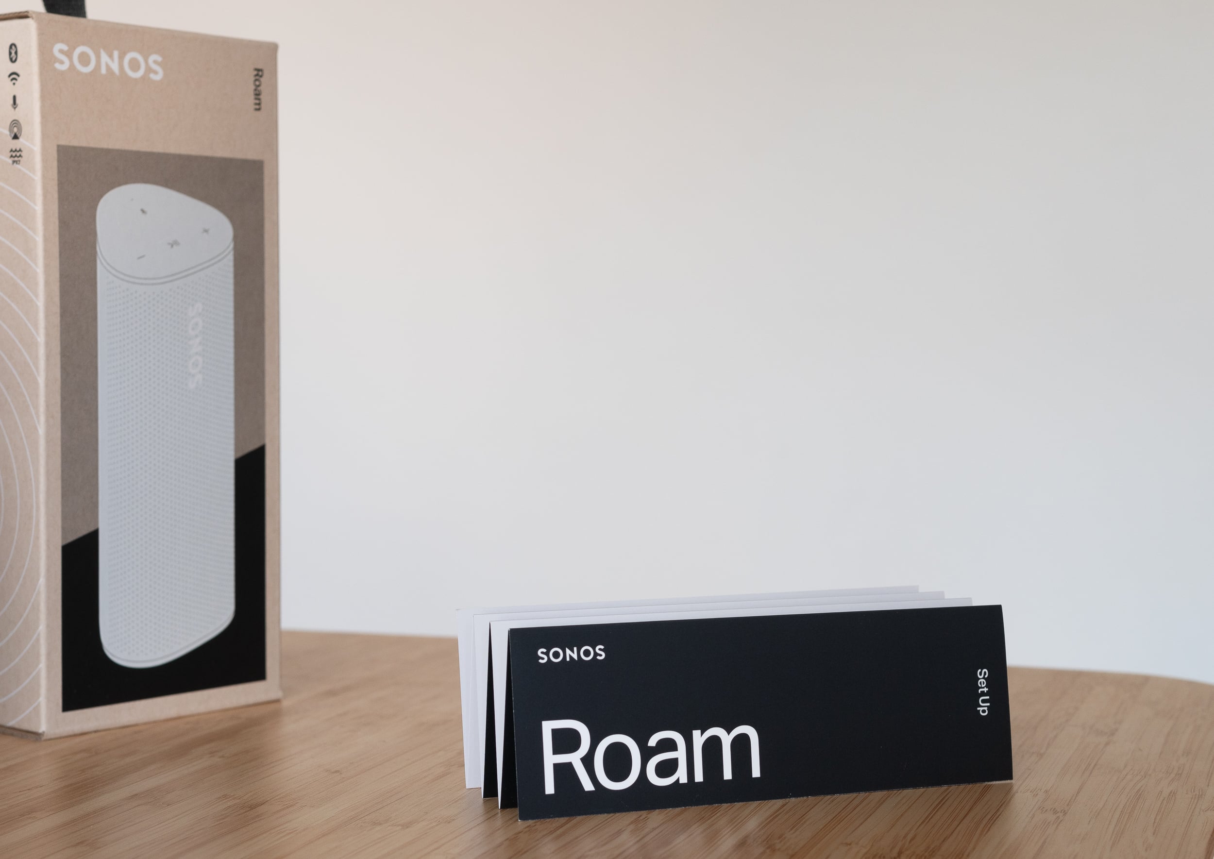 Sonos Roam Verpackung & Anleitung