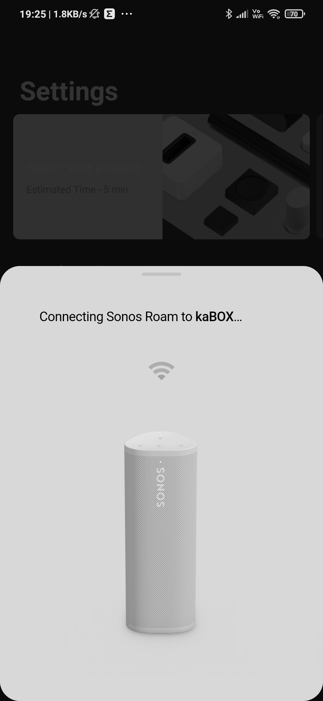 Sonos App WLAN