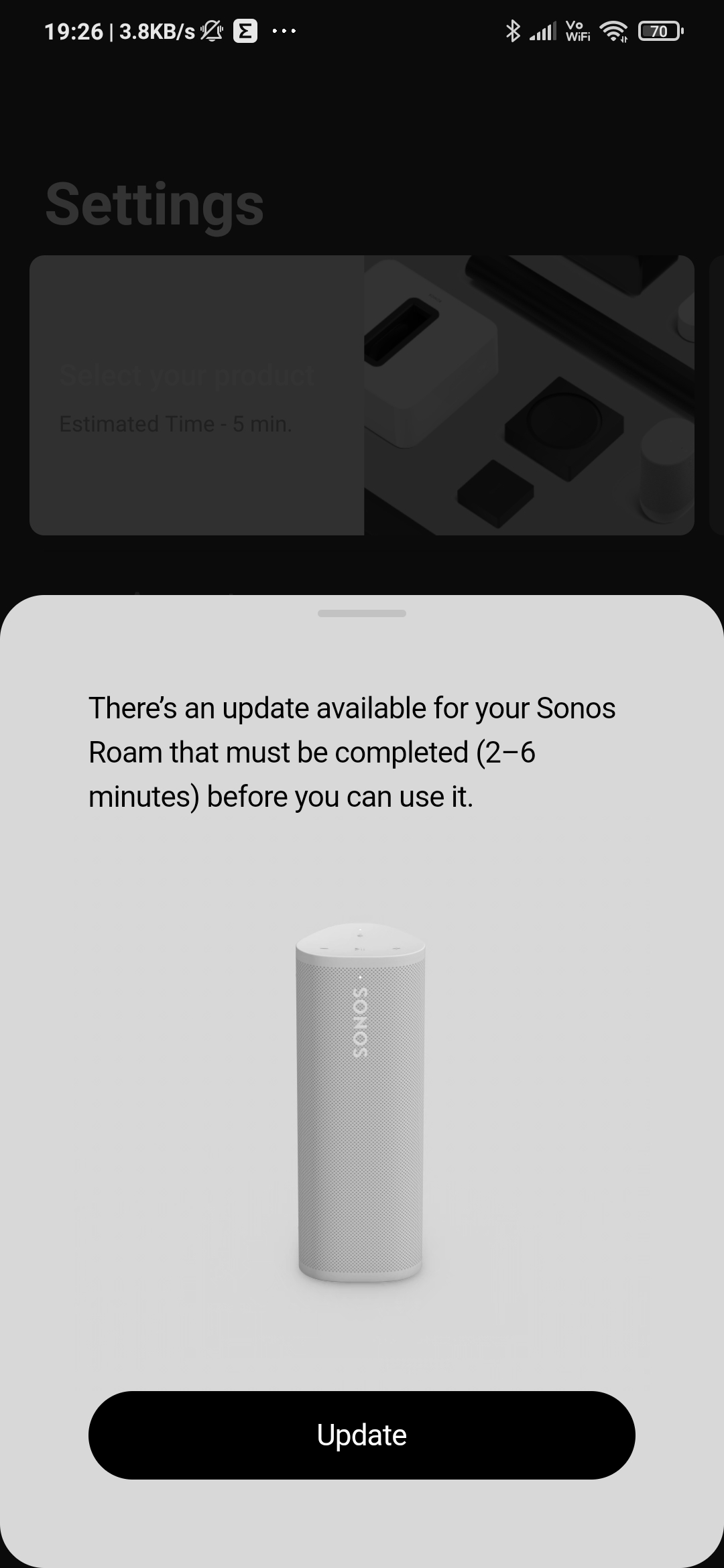 Sonos App Update